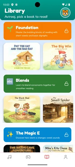 Library - Decodable books