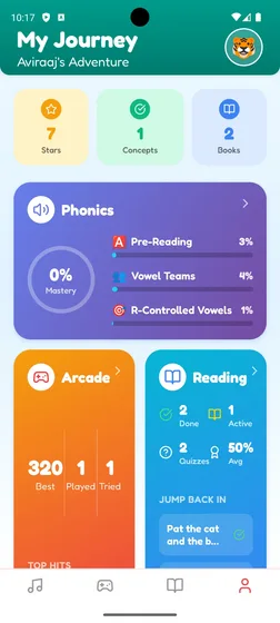 My Journey - Progress tracking