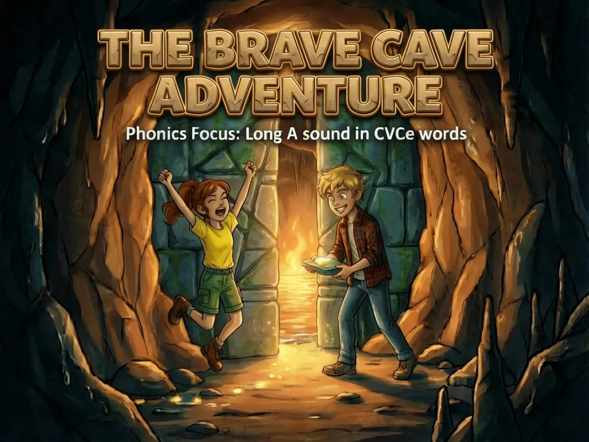 The Brave Cave Adventure - Long A